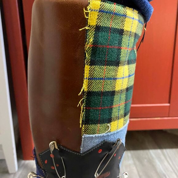 MIMOSA OPHELIA - Multicolour Leather And Fabric fashion boots - Picture 6 of 11